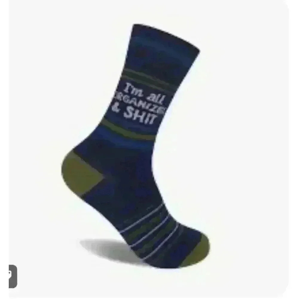 Funatic Funny Socks I Am All Organized And Sh** Adult Humor Mother Boss Gifts